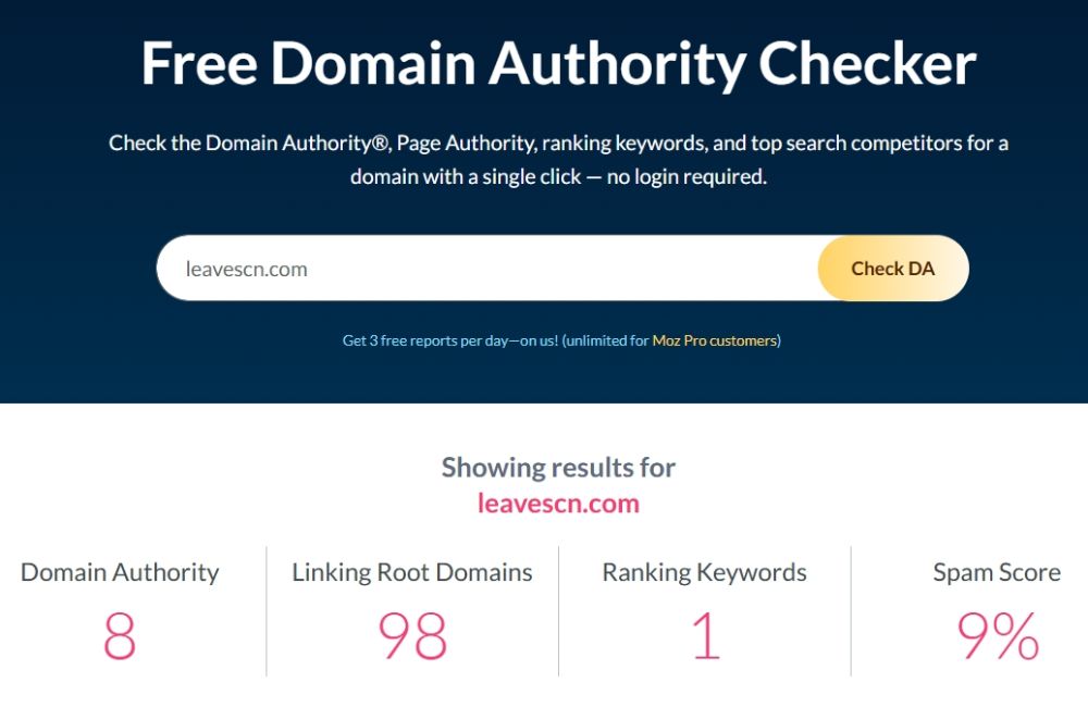 如何查询域名权重指标 DA 与 DR?快速提升网站权威性的实用指南 如何查询域名权重指标 DA 与 DR?快速提升网站权威性的实用指南